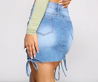 Stay Stylish Denim Mini Skirt