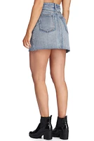 Distressed Diva Jean Mini Skirt