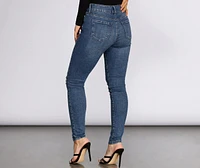 Mid Rise Skinny Jeans