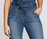 Rise Higher Paperbag Skinny Jeans