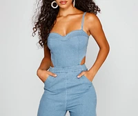 Style Icon Denim Jumpsuit