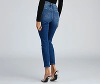 Harper Mid-Rise Distressed Crop Skinny Jeans