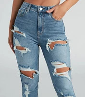Everyday Edgy Distressed Straight-Leg Jeans