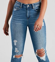 Harper Mid-Rise Skinny Denim Jeans