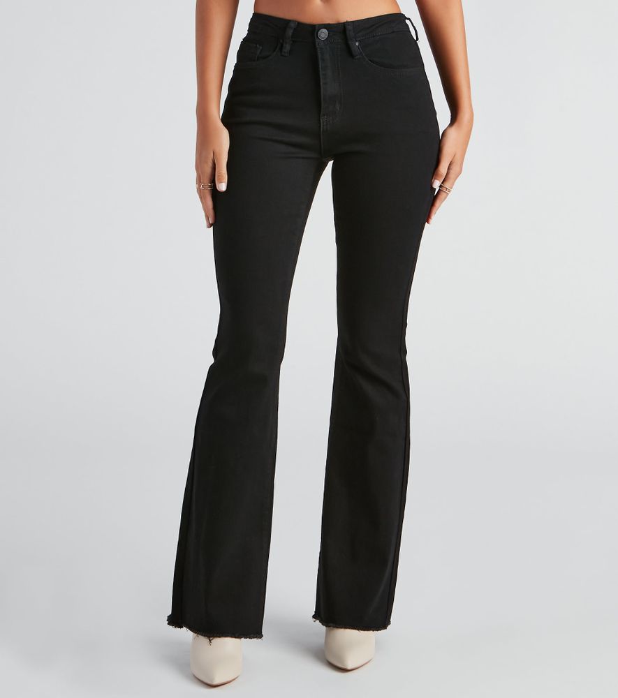 Love This Mid-Rise Flare Denim Jeans