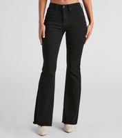 Love This Mid-Rise Flare Denim Jeans