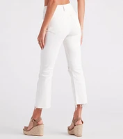 Robyn High-Rise Crop Flare Jeans By Windsor Denim