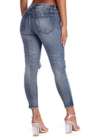 Josie Mid-Rise Cropped Skinny Jeans