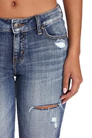 Josie Mid-Rise Cropped Skinny Jeans