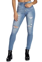 Distressed To Impress Skinny Jeans