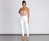 Heart Breaker High Waist Skinny Jeans
