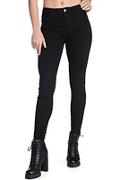 Mid Rise Distressed Ankle Skinny Jeans