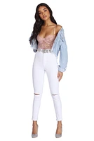 Must Have High Rise Skinny Jeans