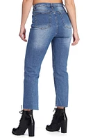 High Rise Girlfriend Ankle Skinny Jeans