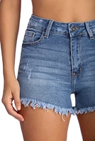 Fray What Denim Shorts