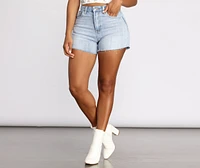 Blinged Out Babe Boyfriend Shorts