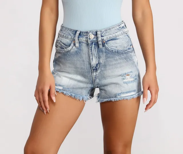 Windsor Gone Country Rhinestone Fringe Shorts