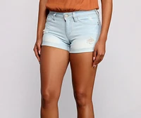 Everyday Must Have Cuffed Jean Shorts
