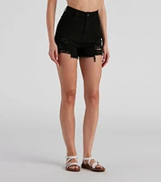 Reese High Rise Cut Off Denim Shorts By Windsor