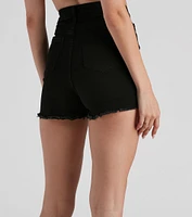 Reese High Rise Cut Off Denim Shorts By Windsor