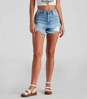 Remy High-Rise Cut-Off Denim Shorts by Windsor
