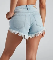Fab And Frayed Cutoff Denim Shorts