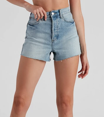 Reese High Rise Mom Denim Shorts By Windsor