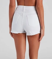 Remy High-Rise Destructed Cut-Off Shorts