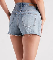 Weekend Mood High-Rise Denim Mom Shorts