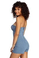Easy Denim Days Romper