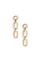 Rhinestone Chain Link Earrings