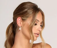Premium Cubic Zirconia Drop Earrings