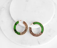 Half Hammered Hoop