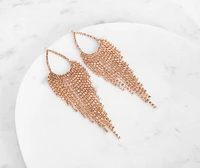 Teardrop Fringe Earrings