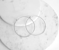 Extra Large Sleek Hoops