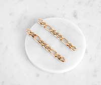 Figaro Chain Link Earrings