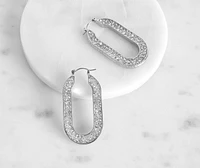 Trendsetter Oval Earrings