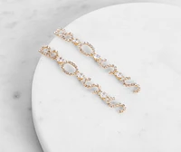 Boss Rhinestone Earrings