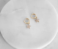 Star Shine Rhinestone Earrings