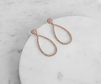 Majorly Glam Rhinestone Earrings