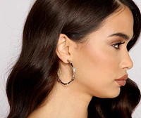 Butterfly Babe Hoop Earrings
