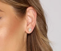 Gleam And Glow Rhinestone Earrings Three Pack