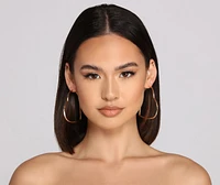 Heart of Glam Hoop Earrings