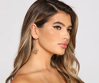 Three-Pack Butterfly Beauty Earrings