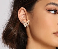 Summer Feels Butterfly Cubic Zirconia Studs