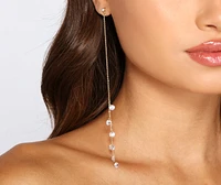 Sparkle Diva Cubic Zirconia Linear Studs