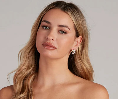 Go For Luxe Cluster Studs