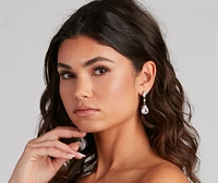 Elegant Shine Teardrop Earrings