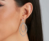 Dazzling Babe Teardrop Earrings