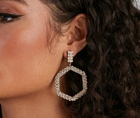 Sense Of Glam Rhinestone Earrings